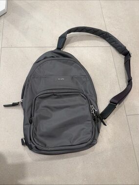 Tumi Charcoal Gray Sling Belt Bag